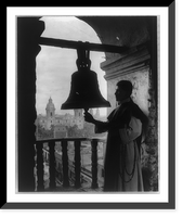 Historic Framed Print, Tower of Dominican Church, Lima, Peru,  17-7/8" x 21-7/8"