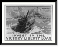 Invest in the victory liberty loan they kept the sea lanes open.L.A. Shafer. Classic, Vintage Poster