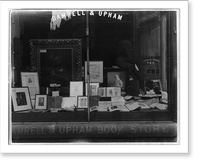 Window display of books and portraits of Walt Whitman in Damrell & Upham bookstore, Boston?, Vintage Poster