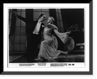 Scene from Follow the Fleet"; Fred Astaire and Ginger Rogers in ballroom dance pose (FT200)", Antique Wall Art