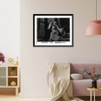 Scene from Follow the Fleet"; Fred Astaire and Ginger Rogers in ballroom dance pose (FT200)", Antique Wall Art