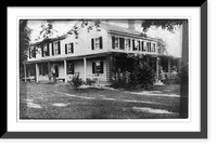 Historic Framed Print, Seven Springs farm house,  17-7/8" x 21-7/8"