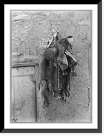 Historic Framed Print, Approach to Indian village, Walpi, Arizona - 2,  17-7/8" x 21-7/8"