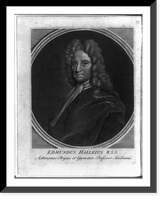 Black & White Photo - Edmundus Halleius - Vintage Home Decor Print