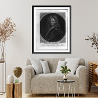Black & White Photo - Edmundus Halleius - Vintage Home Decor Print