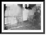 Rooms in home, Fort Sill, Oklahoma, furnished with many Indian and Oriental mementos - 2, Historic Print
