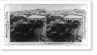 Historic Framed Print, Manila, Philippines: Looking northwest from tower of the Church of Binondo,  17-7/8" x 21-7/8"