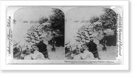 Historic Framed Print, Fighting from stone wall defences - Washington volunteers - Philippines,  17-7/8" x 21-7/8"