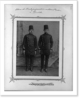 Students, imperial military middle school Diyarbakir Mekteb-i R&uuml;sdiye-yi Askeri-yi, Vintage Print