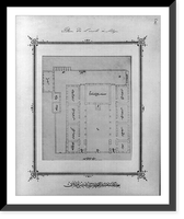 Ground floor plan, imperial military middle school Halep Mekteb-i R&uuml;sdiye-yi Askeri-yi, Vintage Poster