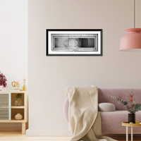 Historic Framed Print, [The first floor plan of the Imperial Military Academy],  17-7/8" x 21-7/8"