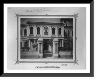 Historic Framed Print, [Front view of the Imperial Military Middle School in Soguk&ccedil;esme].fotograf F&ouml;bus.,  17-7/8" x 21-7/8"