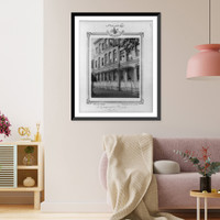 Historic Framed Print, [Middle school for girls Mirgun I&#x0307;nas Rusdiyesi].Abdullah Fr&egrave;res, photographes de S.M.I. le Sultan.,  17-7/8" x 21-7/8"