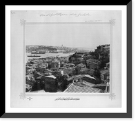 View of the areas of Azapkapisi and Galata seen from the Sultan Selim.Lieutenant Colonel of the General Staff, Ali Riza Bey. - 2, Antique Poster