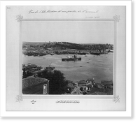 View of the Okmeydani (Archery Field) seen from the Sultan Selim.Lieutenant Colonel of the General Staff, Ali Riza Bey. - 2 Classic, Antique Poster