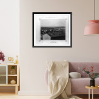 Historic Framed Print, [View of Ey&uuml;p seen from the Sultan Selim].Lieutenant Colonel of the General Staff, Ali Riza Bey. - 2,  17-7/8" x 21-7/8"