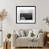 Historic Framed Print, [View of Ey&uuml;p seen from the Sultan Selim].Lieutenant Colonel of the General Staff, Ali Riza Bey. - 2,  17-7/8" x 21-7/8"