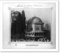 The Holy Mausoleum of his Excellency Sultan S&uuml;leyman (I).Lieutenant Colonel of the General Staff, Ali Riza Bey. - 2, Vintage Poster