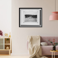 Historic Framed Print, [Russian embassy, B&uuml;y&uuml;kdere].Abdullah Fr&egrave;res.,  17-7/8" x 21-7/8"