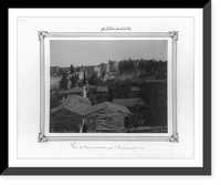 Historic Framed Print, [View of the Ayvansaray wall].Abdullah Fr&egrave;res.,  17-7/8" x 21-7/8"