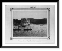 Historic Framed Print, [The Imperial Palace on the G&ouml;ksu].Abdullah Fr&egrave;res.,  17-7/8" x 21-7/8"