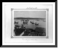 Historic Framed Print, [View of the Bosporus from &Uuml;sk&uuml;dar].Abdullah Fr&egrave;res.,  17-7/8" x 21-7/8"