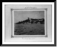 View of the Rumeli Hisari (fortress) from the sea, Vintage Wall Art