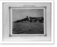 View of the Rumeli Hisari (fortress) from the sea, Vintage Wall Art