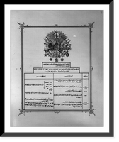 Statistical abstract of graduates from the Imperial Military Academy Classic, Antique Wall Art