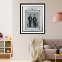 Historic Framed Print, [Students, High School, Kastamonu].Sebah & Joaillier, Phot., Constantinople.,  17-7/8" x 21-7/8"