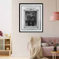 Students, High School, Thessalonikē.Sebah & Joaillier, Phot., Constantinople, Vintage Wall Art