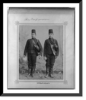 Historic Framed Print, [The water-carrying soldiers of the Selamlik ceremony],  17-7/8" x 21-7/8"
