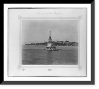 Kiz Kulesi (Maiden's Tower).Lieutenant Colonel of the General Staff, Ali Riza Bey. - 2 Classic, Vintage Print