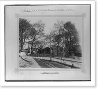 Historic Framed Print, [Side view of the Haydarpasa Railroad Station].Lieutenant Colonel of the General Staff, Ali Riza Bey.,  17-7/8" x 21-7/8"