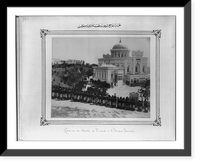 Historic Framed Print, [The Selamlik (Sultan's procession to the mosque) at the Hamidiye Camii (mosque) on Friday].Abdullah Fr&egrave;res. - 3,  17-7/8" x 21-7/8"