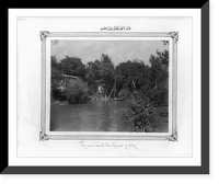 One part of the Imperial Garden at Yildiz - 3, Vintage Poster