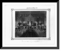 Historic Framed Print, [A dining room in the Yildiz Sarayi (palace)].Abdullah Fr&egrave;res.,  17-7/8" x 21-7/8"