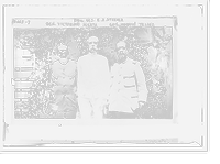 Historic Framed Print, Brig. Gen. E.Z. Steever, Gen. V. Huerta, Gen. Joaquin Tellez,  17-7/8" x 21-7/8"