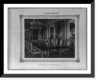 Historic Framed Print, [A dining room in the Imperial Ceremonial Palace (Yildiz)],  17-7/8" x 21-7/8"