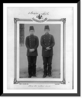 Historic Framed Print, [Students, high school, Denizli].Sebah & Joaillier, Phot., Constantinople.,  17-7/8" x 21-7/8"