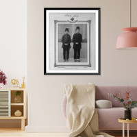 Historic Framed Print, [Students, high school, Aydin].Sebah & Joaillier, Phot., Constantinople.,  17-7/8" x 21-7/8"