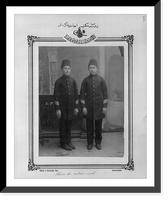 Historic Framed Print, [Students, high school, Bursa].Sebah & Joaillier, Phot., Constantinople.,  17-7/8" x 21-7/8"