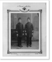 Historic Framed Print, [Students, high school, Bursa].Sebah & Joaillier, Phot., Constantinople.,  17-7/8" x 21-7/8"