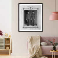 Historic Framed Print, [Students, high school, Yanya].Sebah & Joaillier, Phot., Constantinople.,  17-7/8" x 21-7/8"