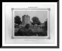 The tenth tower of the Topkapi wall.Abdullah Fr&egrave;res, Vintage Print