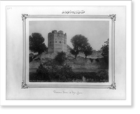 The tenth tower of the Topkapi wall.Abdullah Fr&egrave;res, Vintage Print