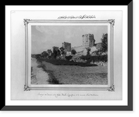 The great wall located between the second gate and Yedikule (Seven Towers).Abdullah Fr&egrave;res, Vintage Poster