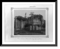 One side of the great wall.Abdullah Fr&egrave;res, Vintage Print