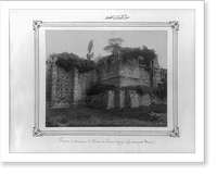 One side of the great wall.Abdullah Fr&egrave;res, Vintage Print