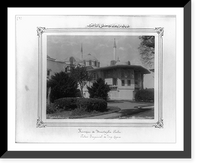 Historic Framed Print, [The pavilion of Mustafa Pasa in the Imperial Topkapi Sarayi (palace)].Abdullah Fr&egrave;res.,  17-7/8" x 21-7/8"